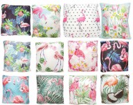ALMOHADA DISEÑO DE FLAMENCOS