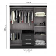 Placard 6 Puertas 4 Gv