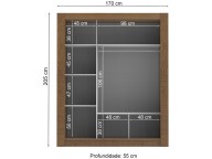 Placard 3 Puertas Corredizas  218669900