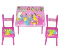 JUEGO DE MESA con 2 SILLAS PRINCESS