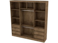 Placard 6 Puertas, 6 Cajones, 2 espejos - 