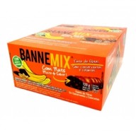 Barra de banana y nueces con chocolate. 24 unid