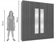 Placard 6 Puertas c/ 2 espejos  218669000