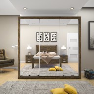 Placard con Espejo 3 Puertas Corredizas 673704100