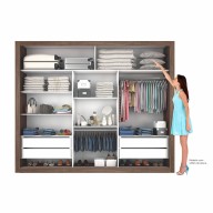 Placard 3 Puertas Corredizas con 1 Espejo 843622400