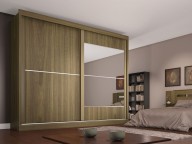 Placard 2 Puertas Corredizas con Espejo - 217170400