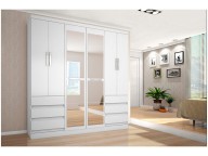 Placard 6 Puertas, 6 Cajones, 2 espejos