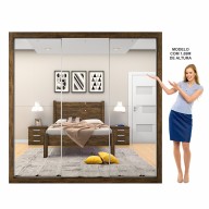 Placard con Espejo 3 Puertas Corredizas 673704100